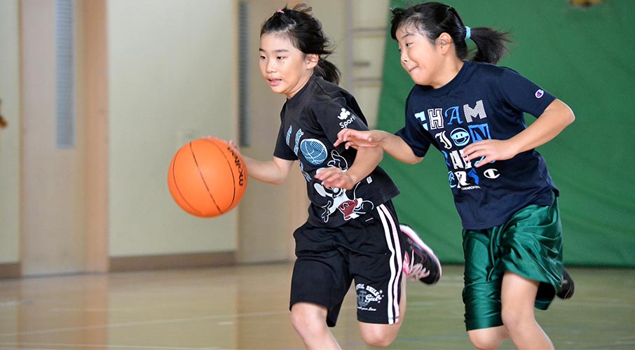 西浅田子ども会ポートボール